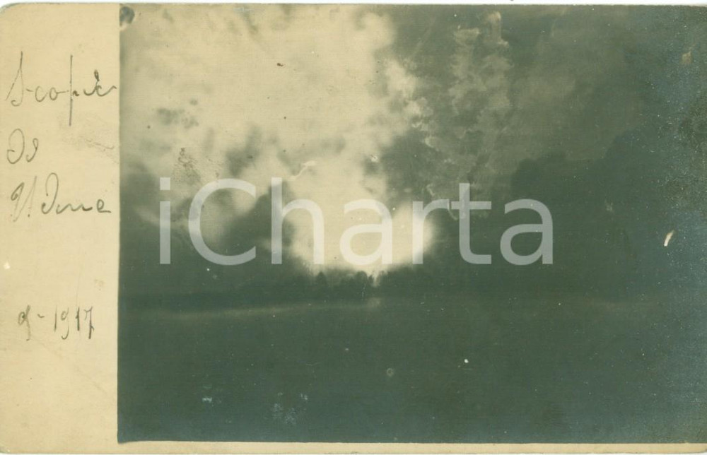 Fotografia d epoca originale 1917 UDINE WW1 Veduta di SKOPJE in MACEDONIA Fotocartolina FP NV 1