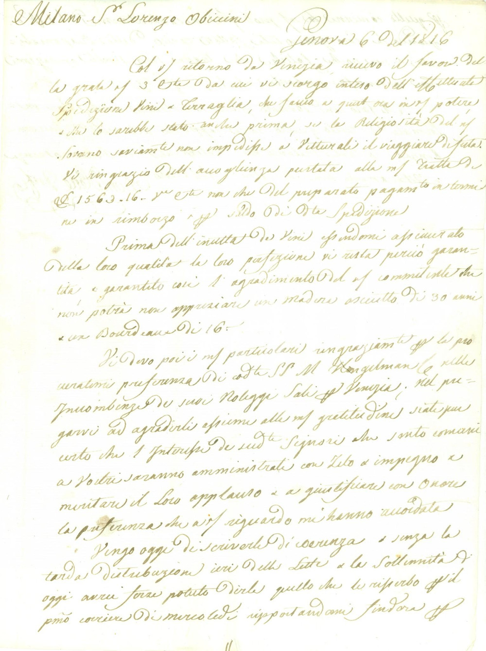 Documento originale, autentico 1816 GENOVA ReligiositÃ  del Re vieta a vetturali di viaggiare nelle feste 1