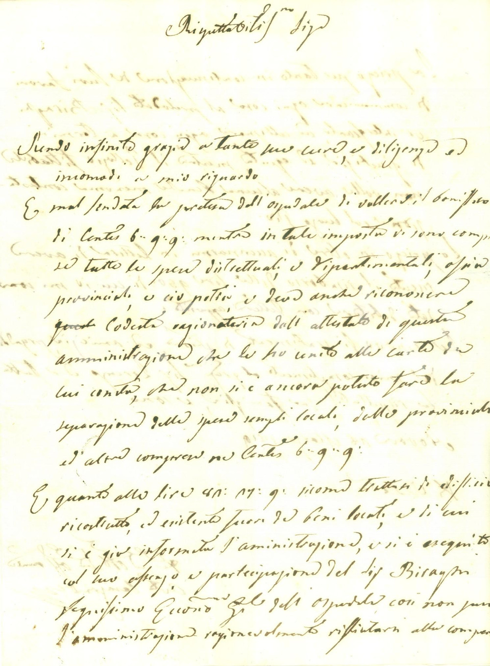 Documento originale, autentico 1819 NOVARA Avvocato Andrea CASAGRANDE Son mal fondate pretese OSPEDALE MAGGIORE 1