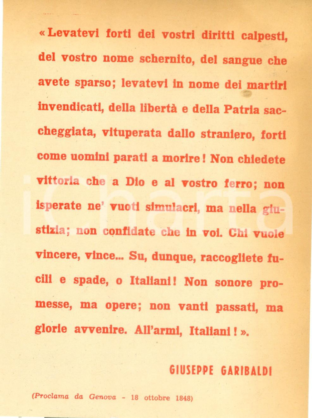 Documento originale, autentico 1944 WW2 PROPAGANDA RSI Italiani, raccogliete i fucili e difendete la Patria 1