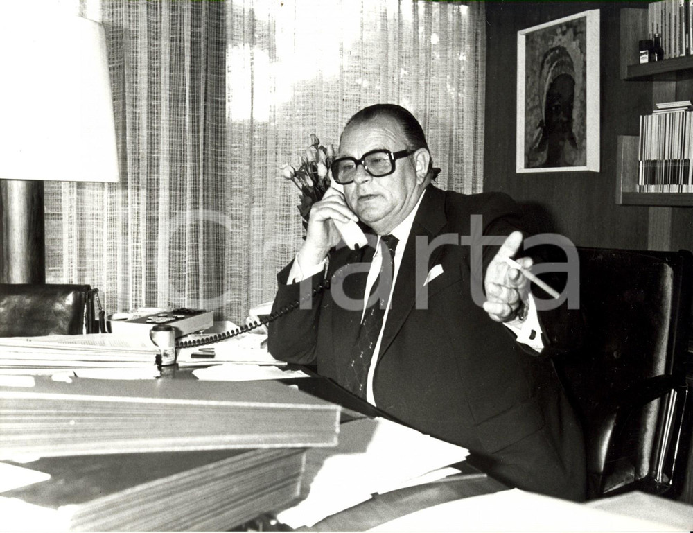 Fotografia d epoca originale 1979 BONN Hans Jurgen WISCHNEWSKI segretario di Stato  Cancelleria federale 1 1