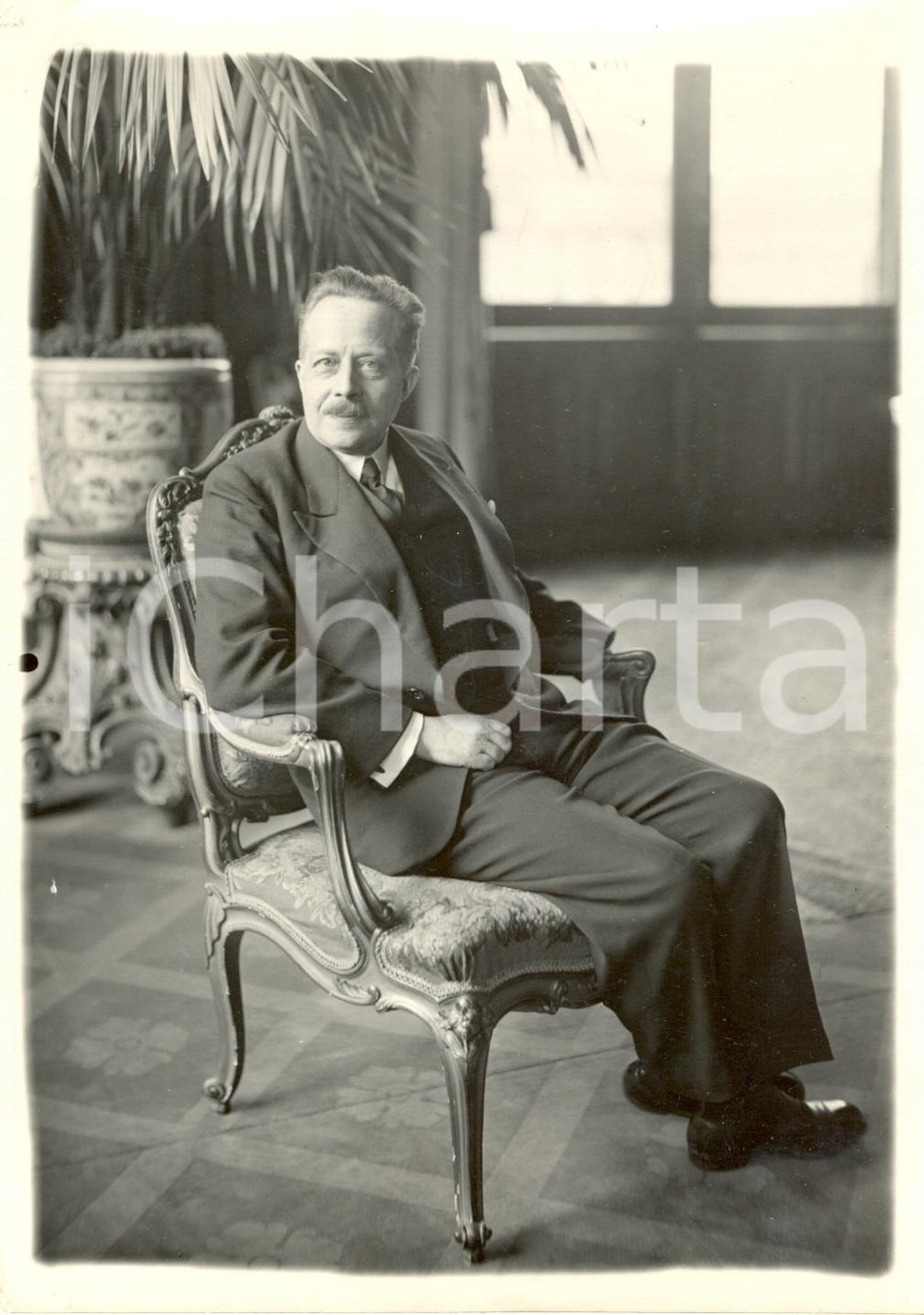 Fotografia d epoca originale 1935 ca PARIS Achille VILLEYDESMESERETS Prefetto della SEINE  Fotografia 1