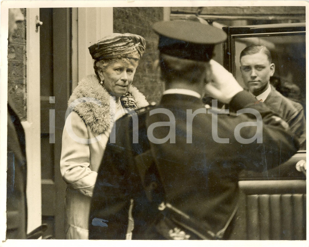 Fotografia d epoca originale 1926 CHELSEA PARADISE WALK Regina Mary di TECK acquista ceramiche FOTO 1