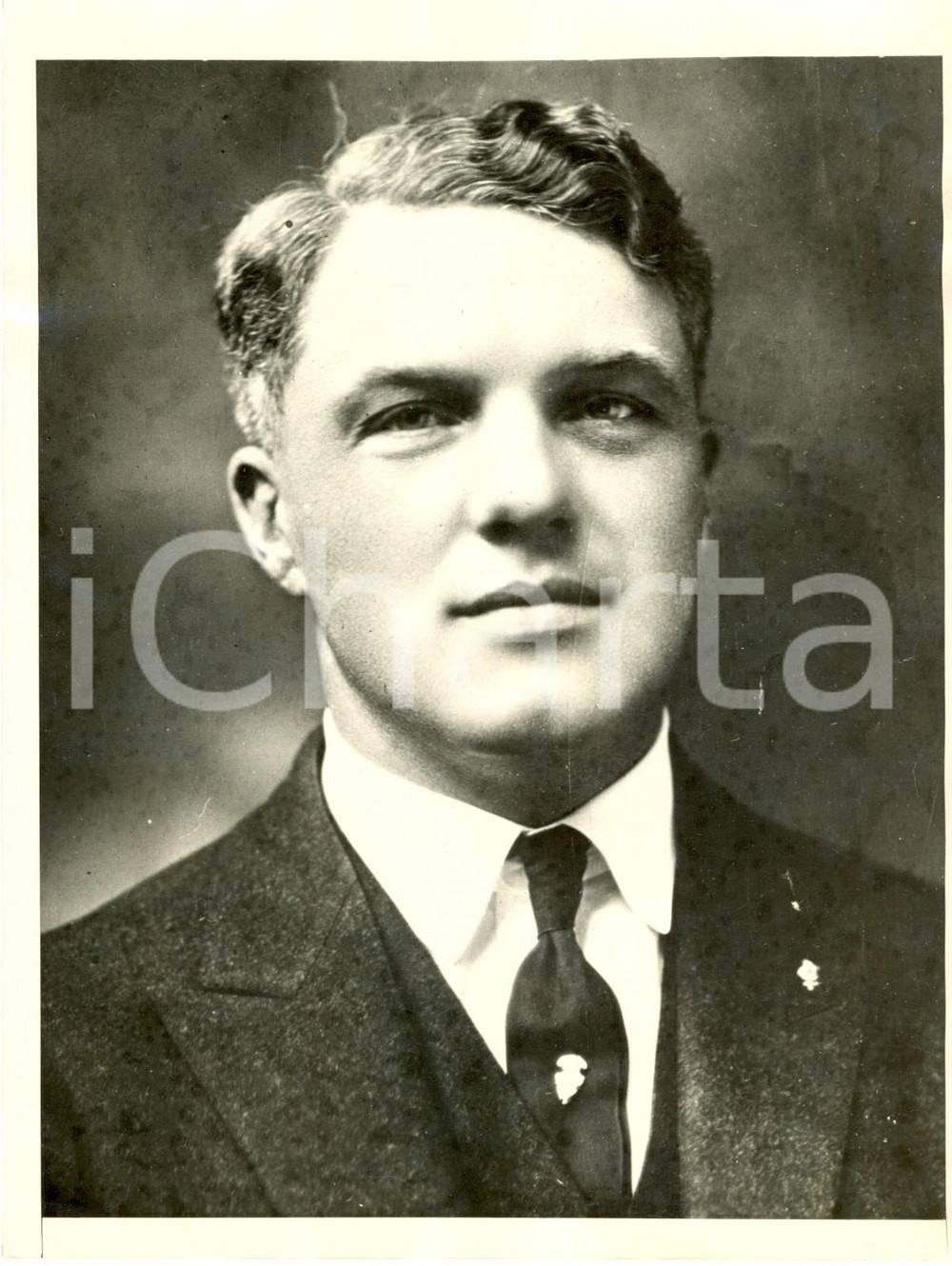 Fotografia d epoca originale 1930 GEORGETOWN USA King VIVION presidente della Southwestern University Foto 1