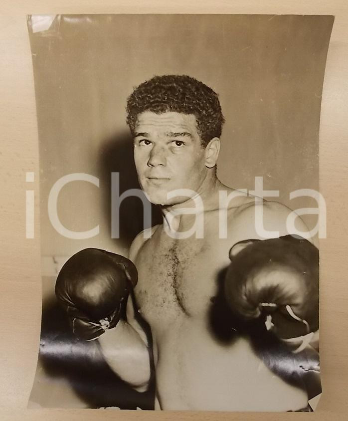 Fotografia d epoca originale 1940 SAN FRANCISCO USA BOXE Pugile Connie NORDEN Fotografia 22 x 30 1