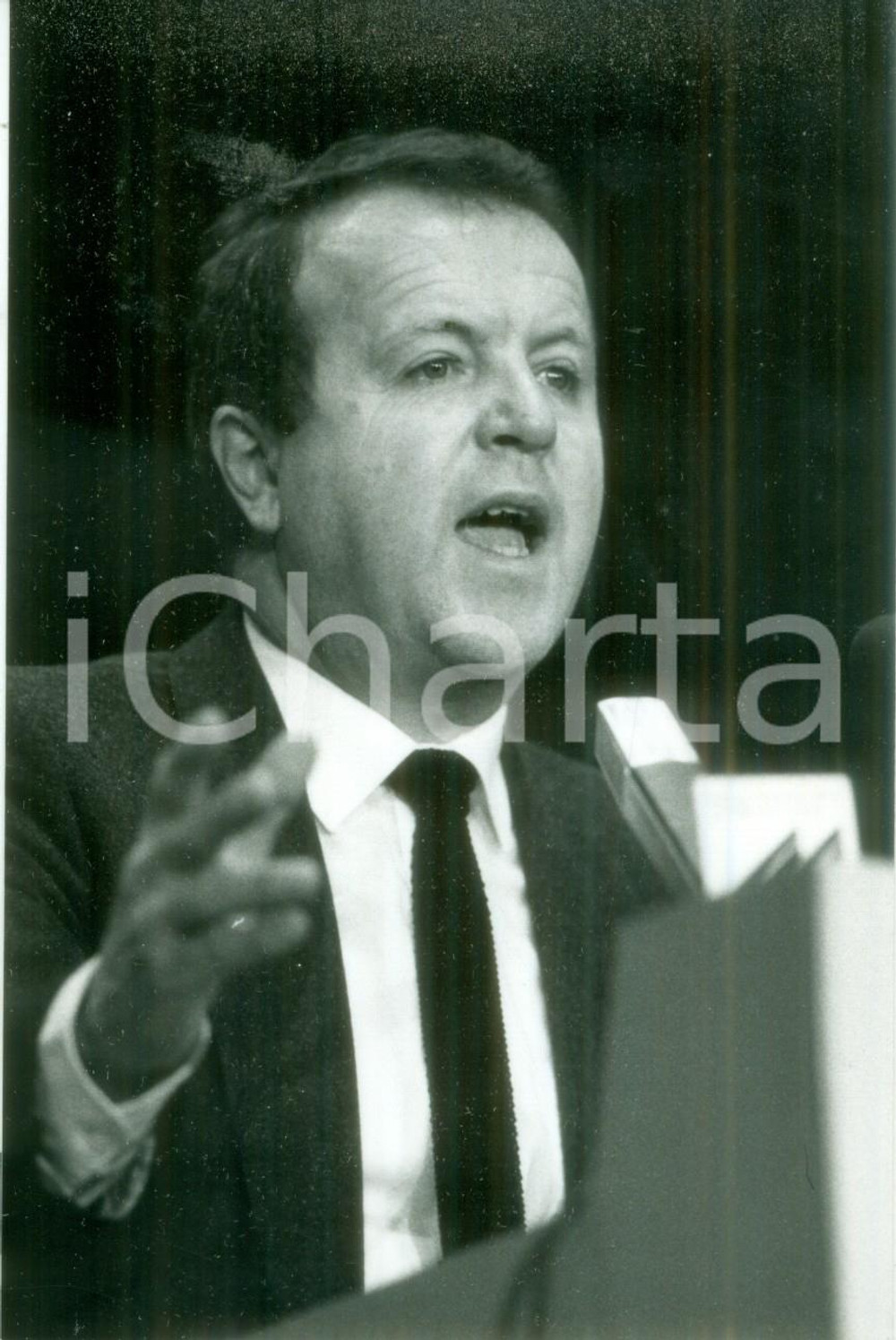 Fotografia d epoca originale 1986 MUNCHEN DE Gerold TANDLER Segretario Generale della CSU Fotografia 1