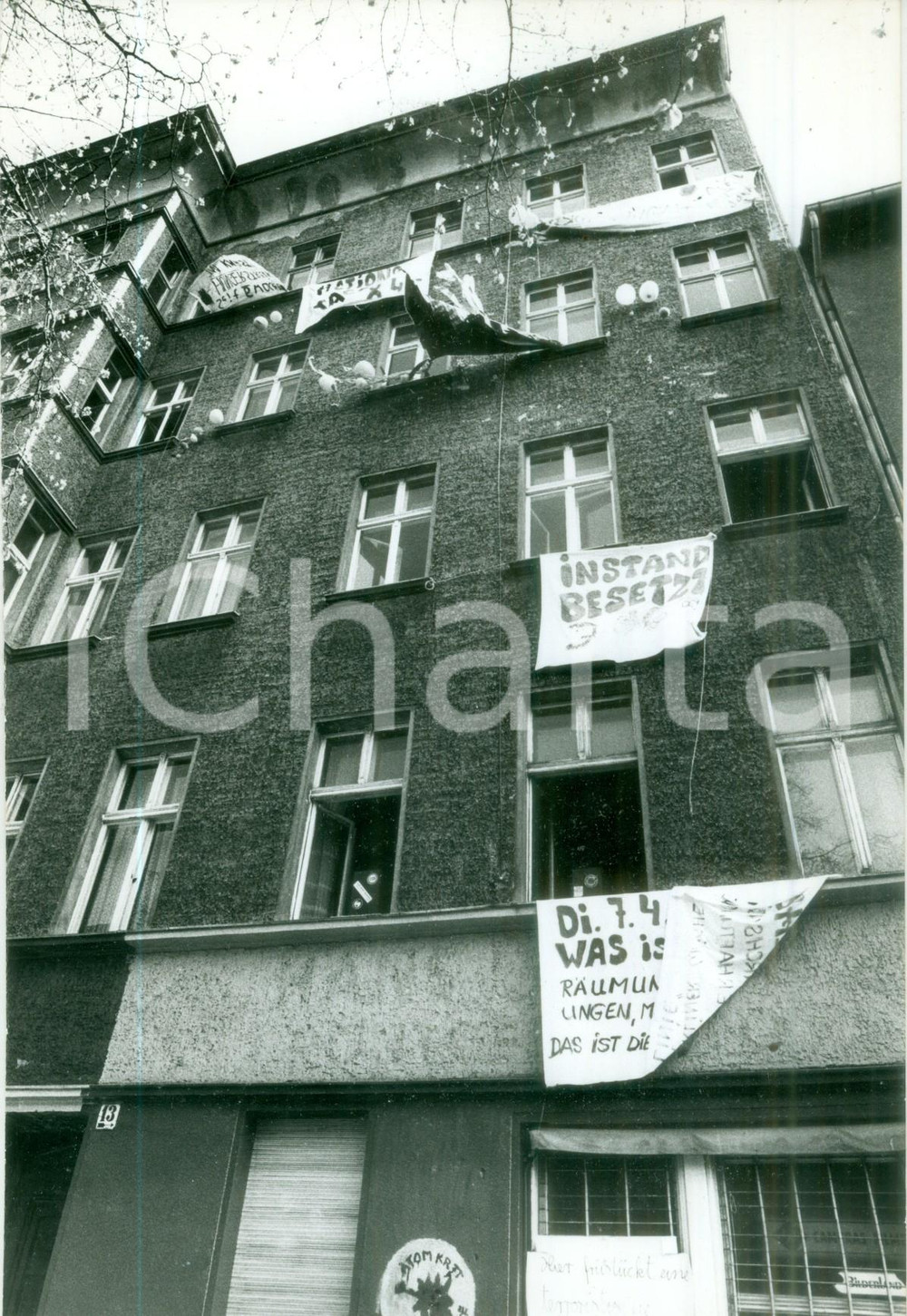 Fotografia d epoca originale 1981 BERLIN DE Manifestazioni di solidarietÃ  a SCHONEBERG Fotografia 1
