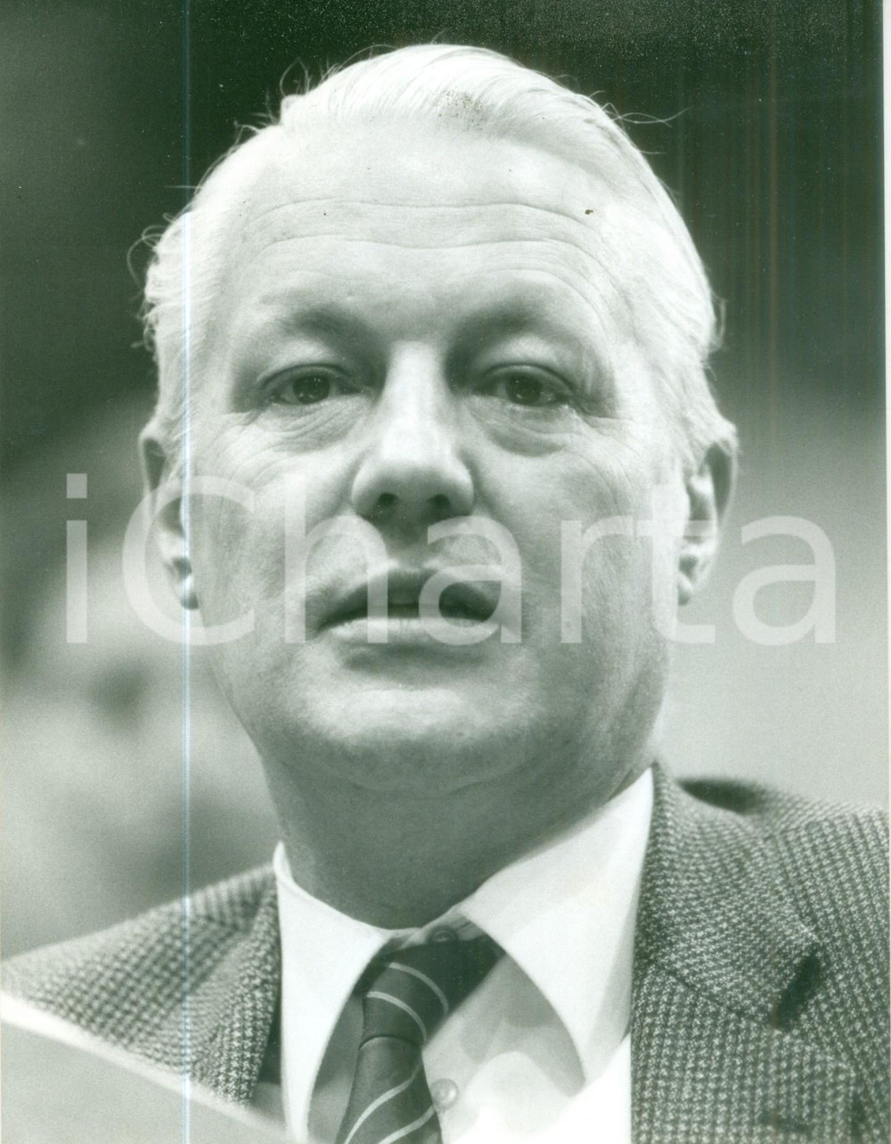 1985 BONN (DE) Ministro Finanze CDU Gerhard STOLTENBERG *Fotografia