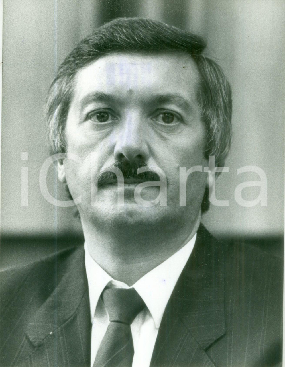 Fotografia d epoca originale 1987 BONN Friedel LAPPLE Ministro degli Interni Foto 1 1
