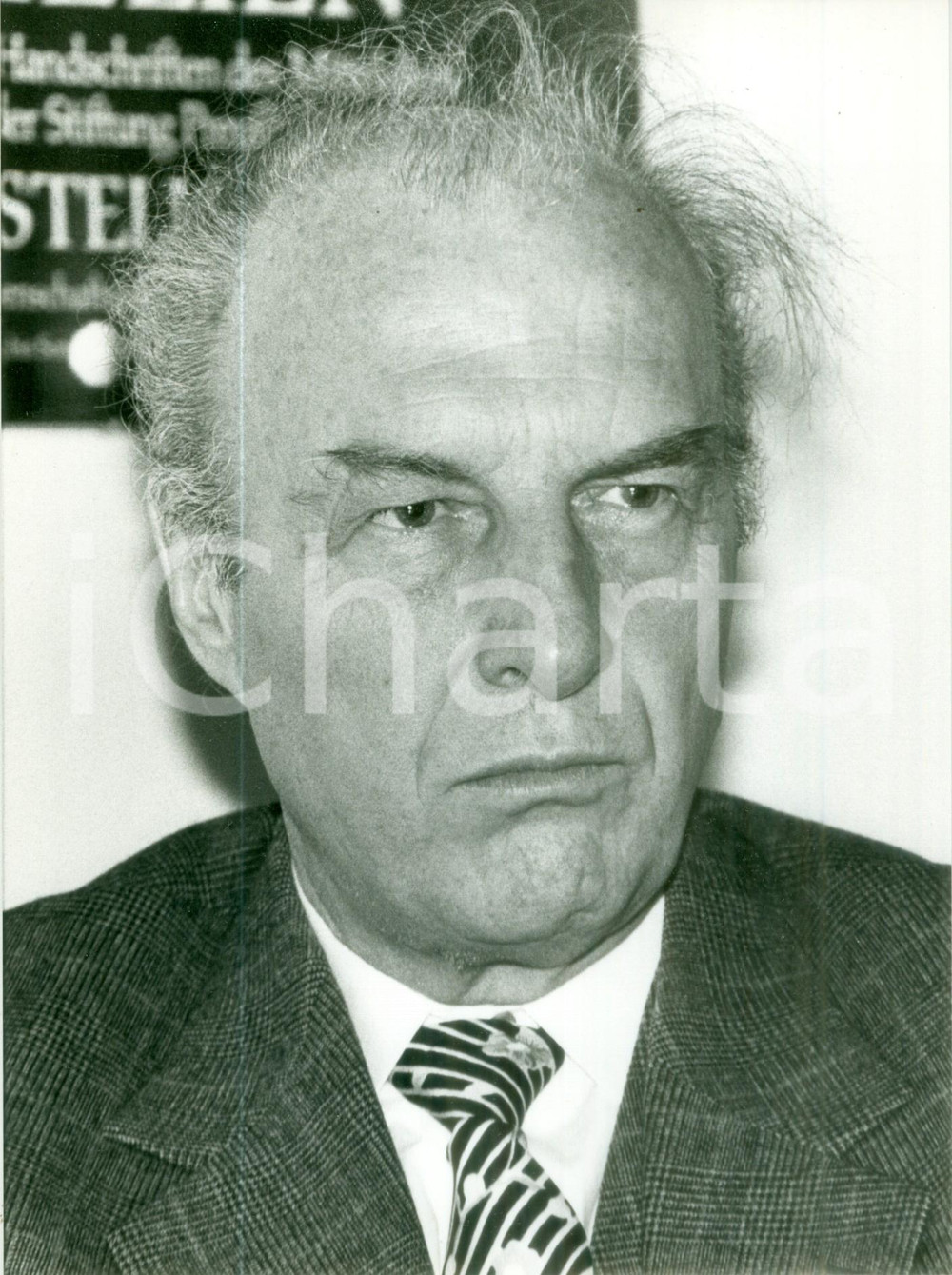 Fotografia d epoca originale 1990 ca BONN DE HansJoachim LANGMANN Presidente Unione Industriali Tedeschi 1