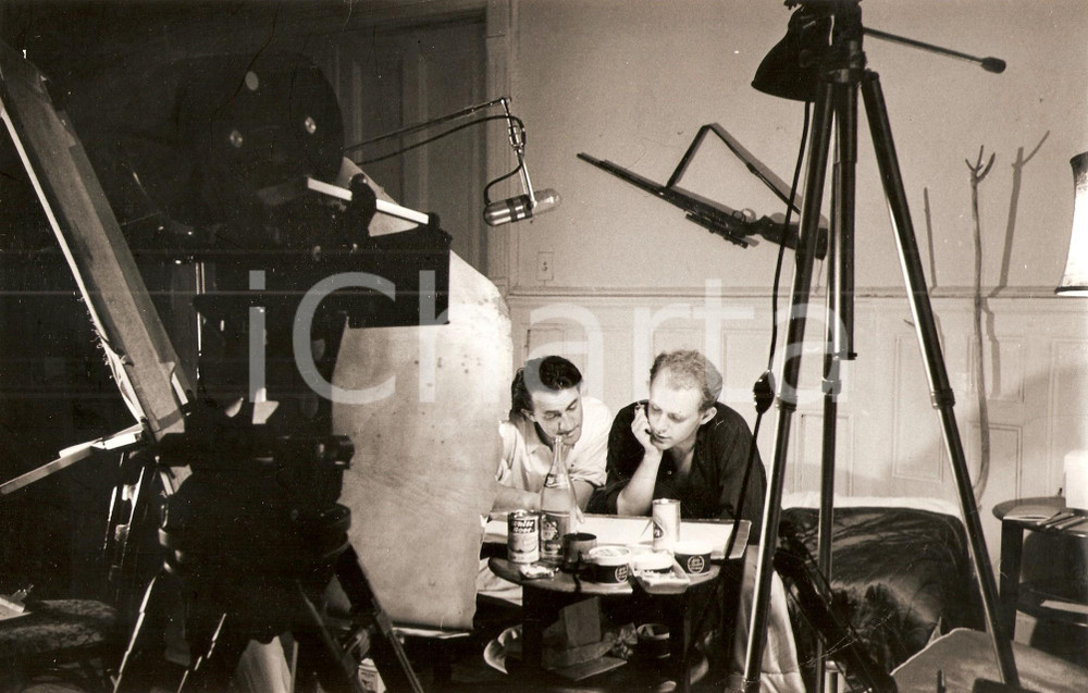 Fotografia d epoca originale 1961 GUNS OF THE TREES recording a song for the soundtrack Photo 1