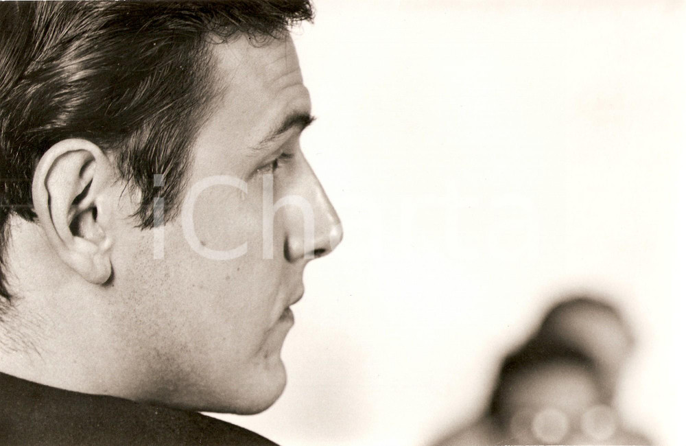 Fotografia d epoca originale 1961 GUNS OF THE TREES Actor Ed BLAND on the set Movie by Jonas MEKAS Photo 1