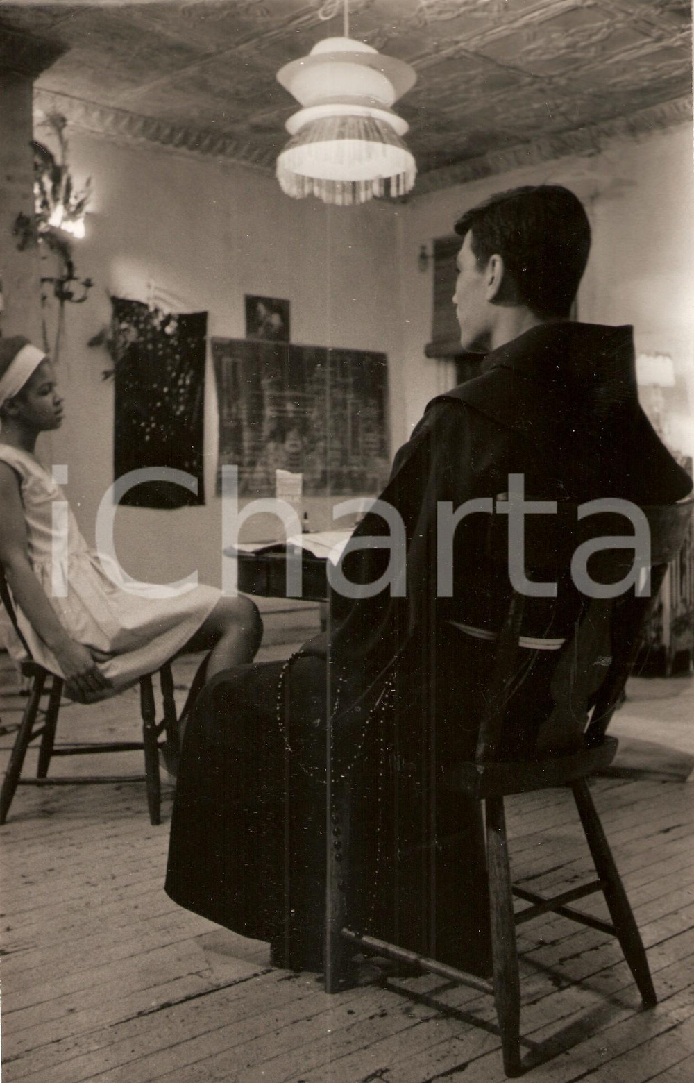 Fotografia d epoca originale 1961 GUNS OF THE TREES Wilbert BRANT Argus JUILLARD Movie by Jonas MEKAS Photo 1