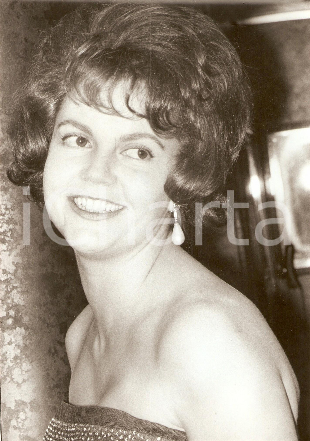 Fotografia d epoca originale 1960 ca Principessa Maria Pia di SAVOIA a una serata Fotografia 1 1