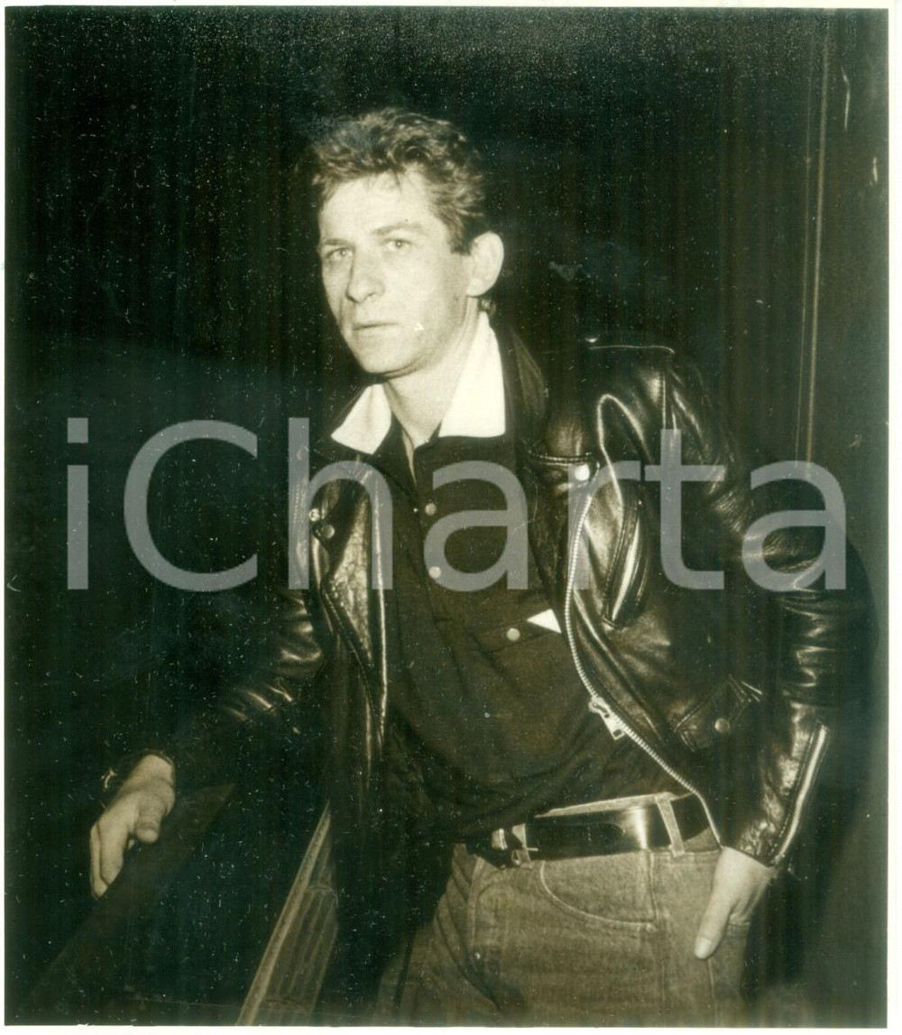 Fotografia d epoca originale 1980 ca PARIS Compositore HubertFÃ©lix THIEFAINE rompe il silenzio Fotografia 1