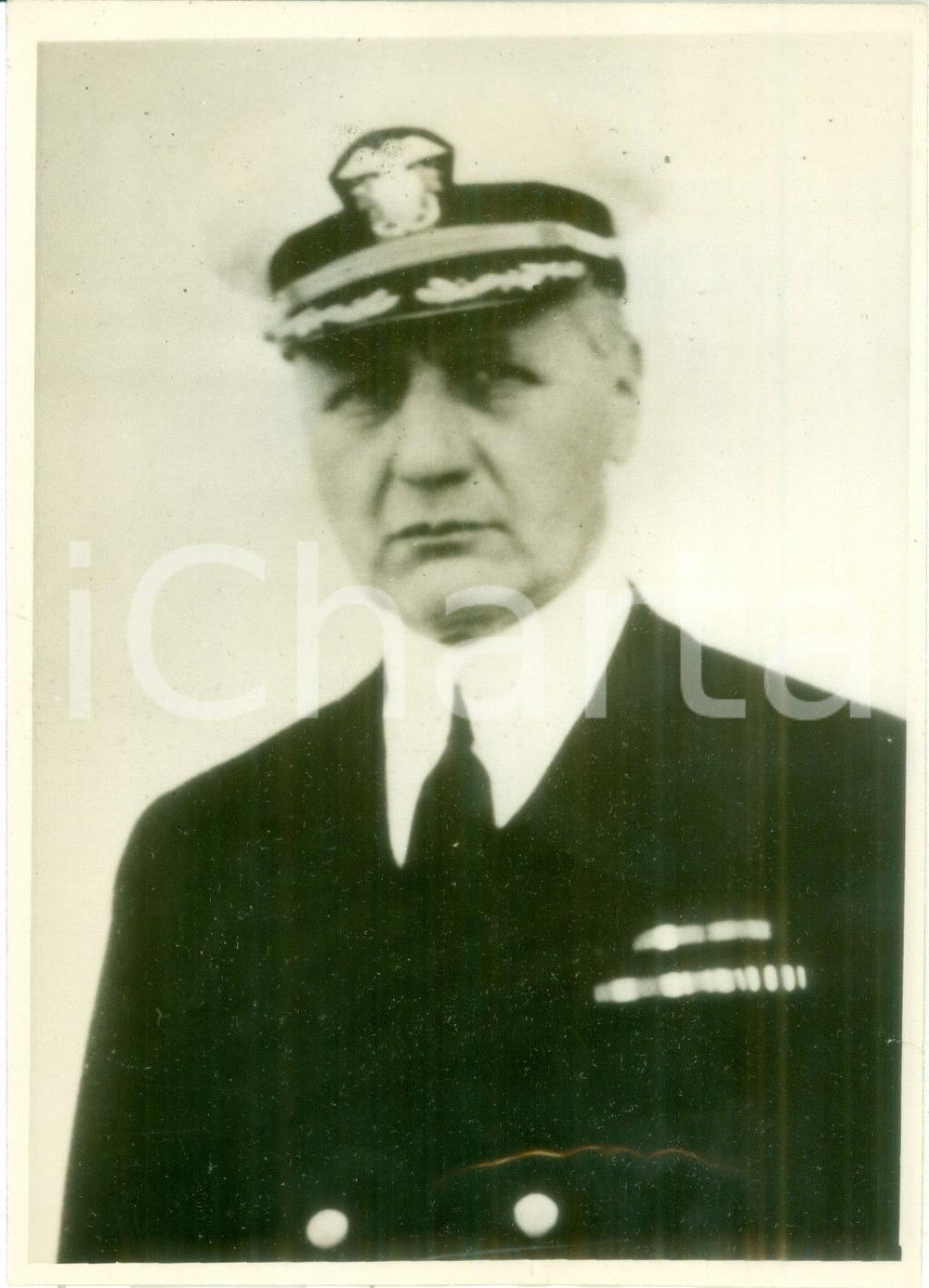 Fotografia d epoca originale 1931 WASHINGTON USA Capitano William C. WATTS Comandante U.S. NAVY YARD Foto 1