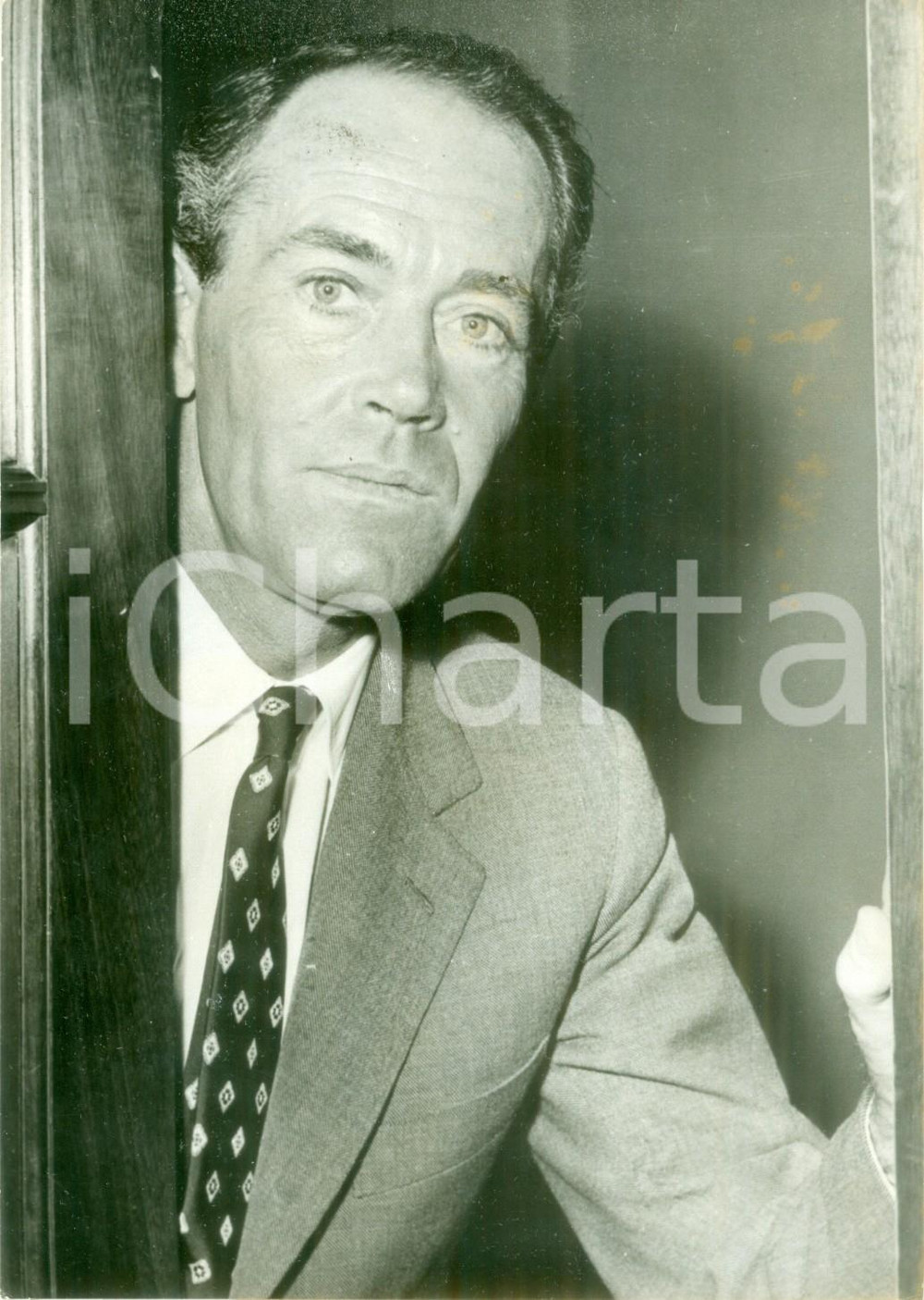 1963 PARIS L'attore Henry FONDA NELLA SCENA DI UN FILM *Fotografia