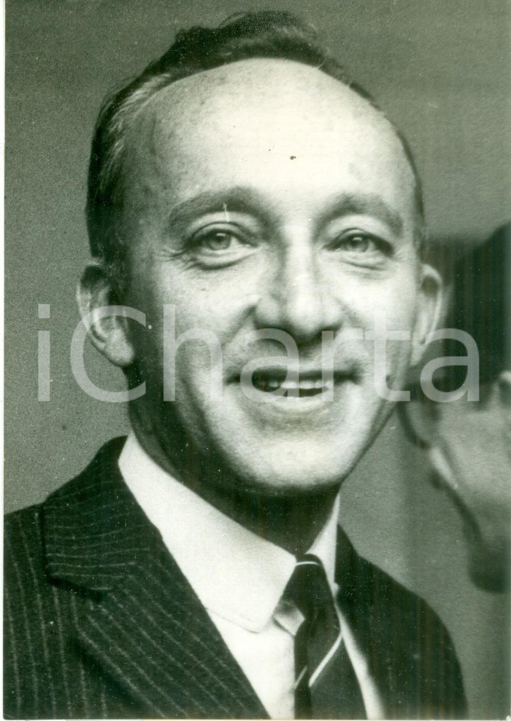 Fotografia d epoca originale 1971 ROYAN FRANCE Jean DE LIPKOWSKI rieletto sindaco Fotografia 1