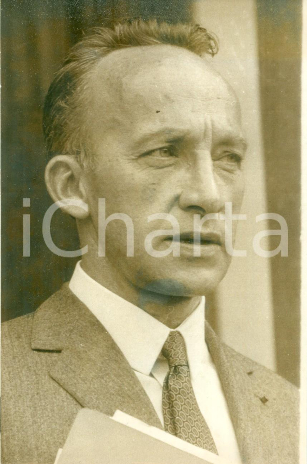 Fotografia d epoca originale 1976 ROYAN FRANCE Jean DE LIPKOWSKI Ministre de la CoopÃ©ration Fotografia 1
