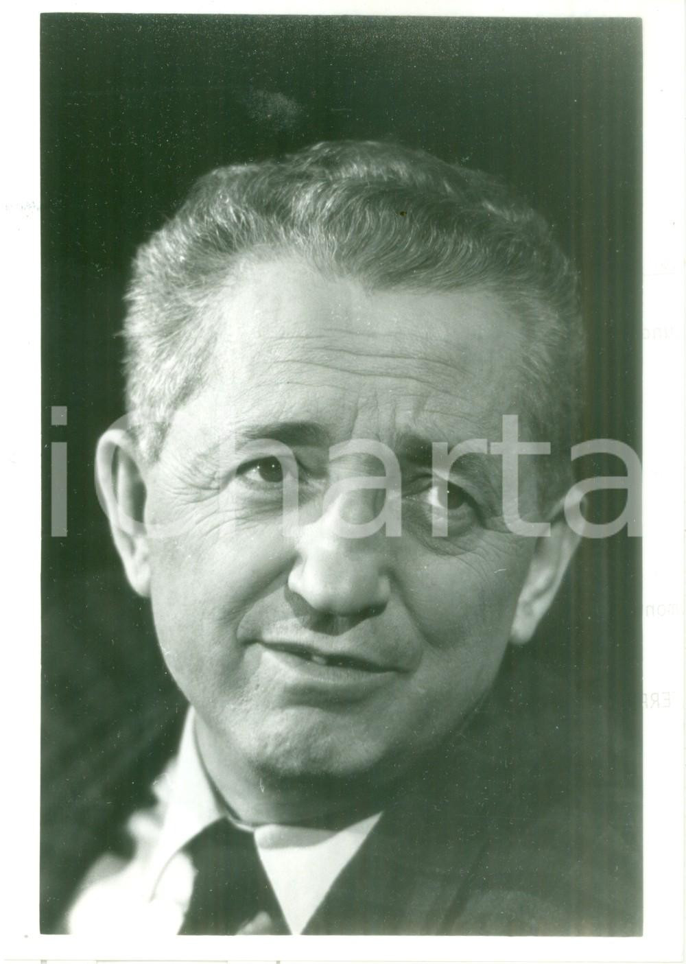 Fotografia d epoca originale 1988 PARIS Politico Edmond MAIRE ospite in televisione Fotografia 1