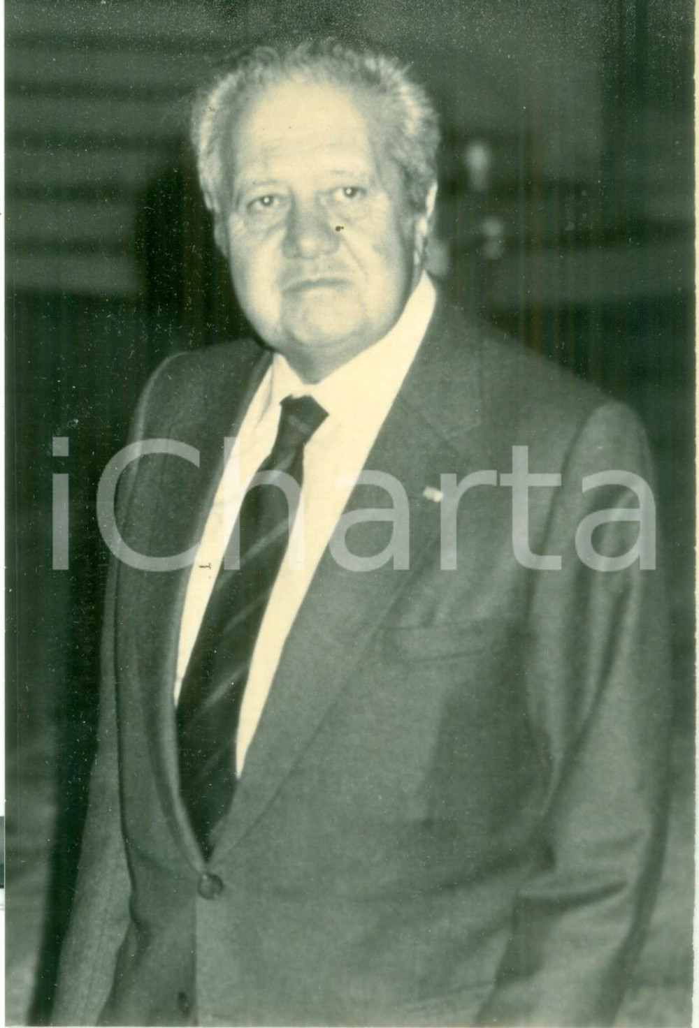 1989 PARIS Mario SOARES Presidente del PORTOGALLO all'ELISEO *Fotografia