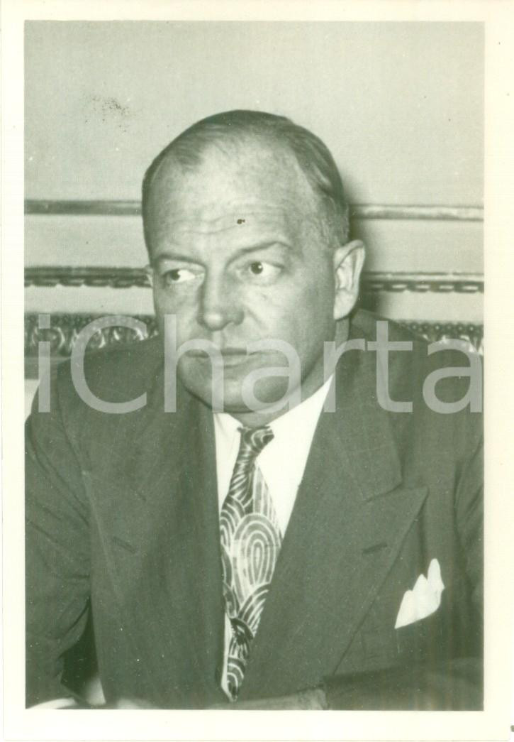 Fotografia d epoca originale 1960 ca USA Harold Edward STASSEN collaboratore di EISENHOWER Fotografia 1