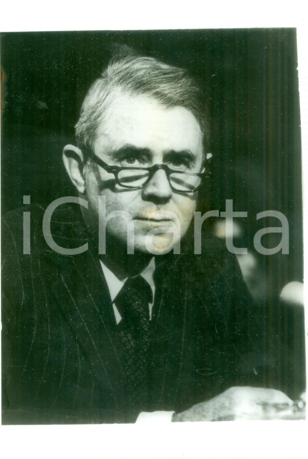 Fotografia d epoca originale 1977 AMMAN GIORDANIA Cyrus VANCE Segretario di Stato USA in visita Fotografia 1