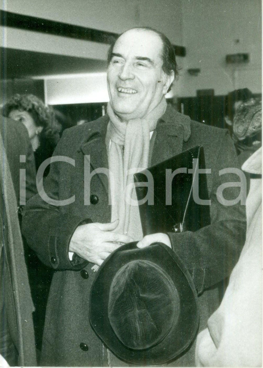 Fotografia d epoca originale 1979 PARIS FranÃ§ois MITTERRAND alla riunione del ComitÃ© Directeur Fotografia 1