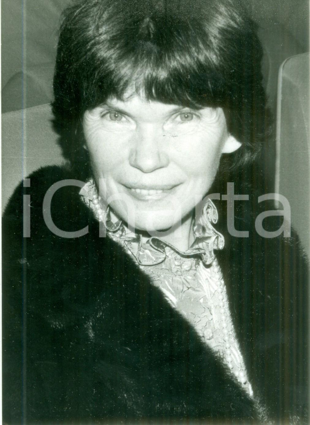 Fotografia d epoca originale 1981 PARIS Danielle MITTERRAND PremiÃ¨re Dame de FRANCE Fotografia 1