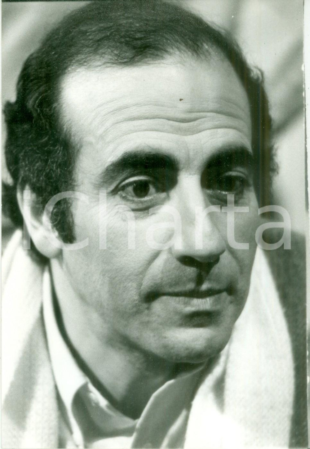 Fotografia d epoca originale 1987 PARIS Il giornalista JeanPierre ELKABBACH Fotografia 1