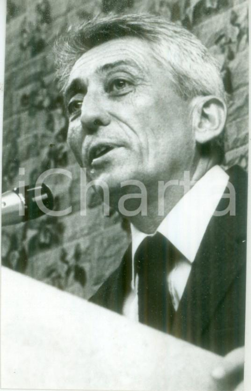 Fotografia d epoca originale 1980 PARIS Ministro Bernard PONS Segretario R.P.R. Fotografia 1