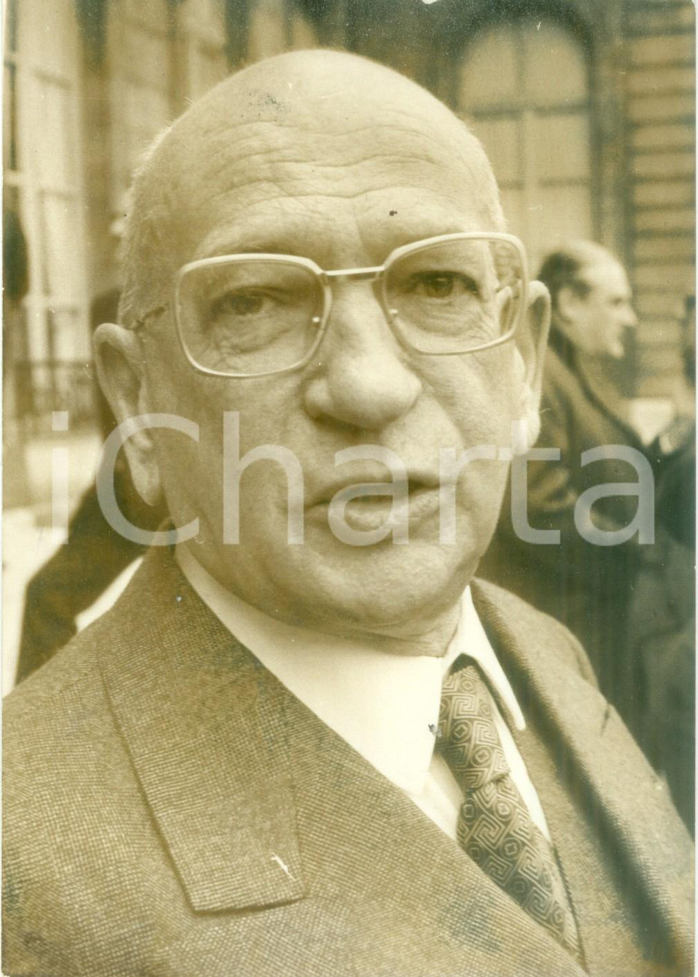 Fotografia d epoca originale 1974 PARIS Edgar FAURE candidato alla Presidenza della Repubblica Fotografia 1