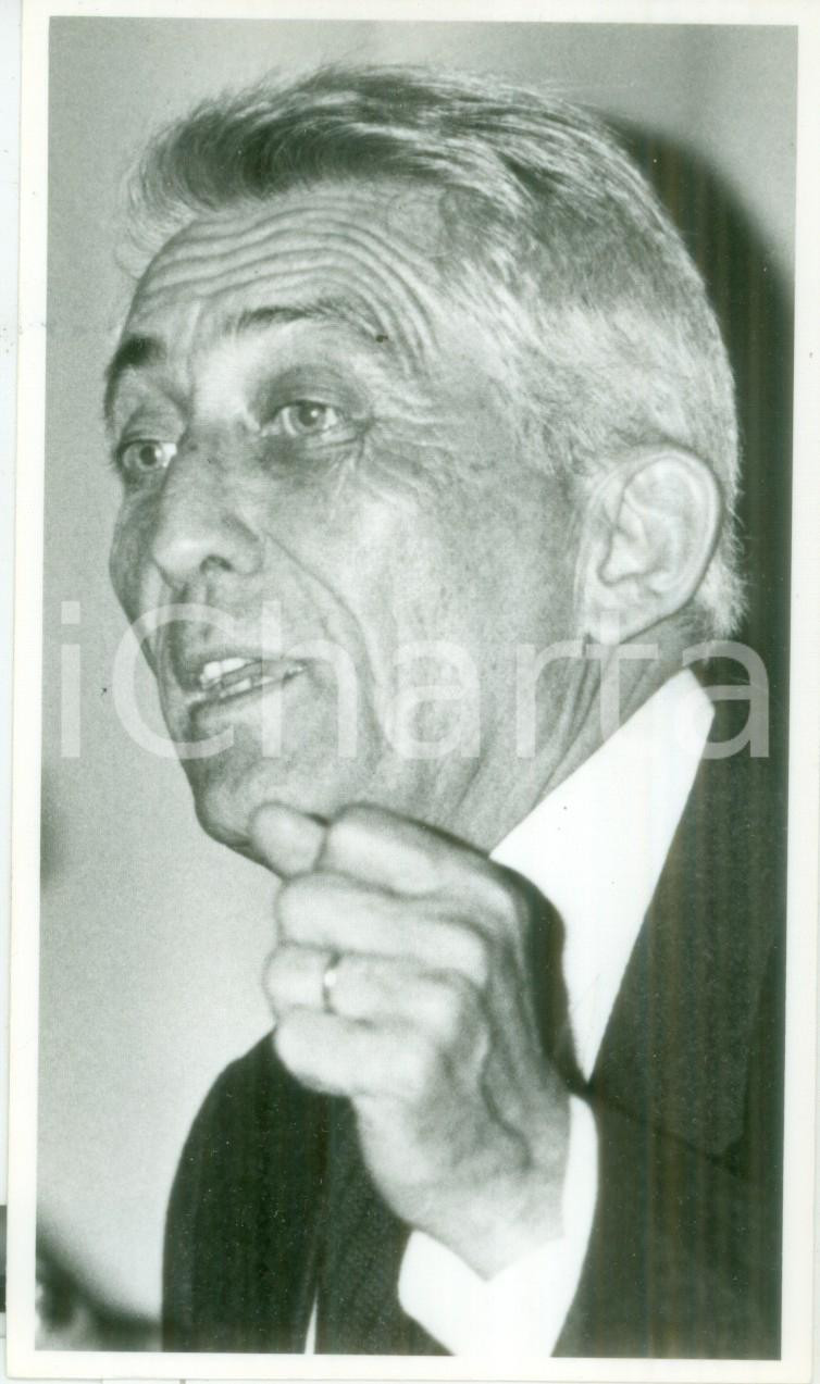 Fotografia d epoca originale 1986 PARIS Ministro Bernard PONS a un incontro pubblico Fotografia 1