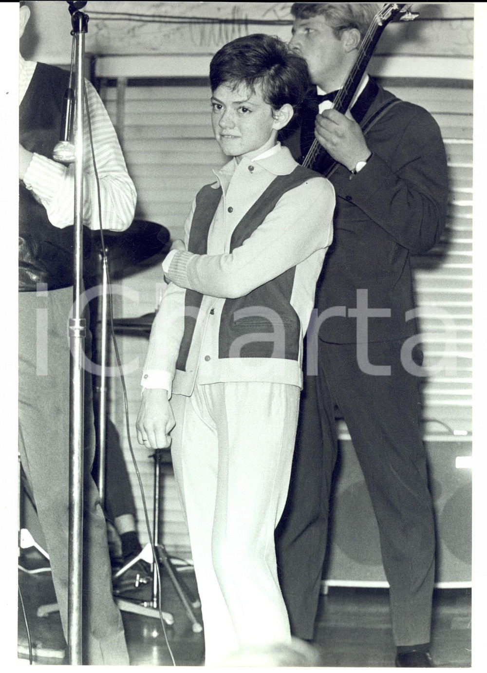 1963 PARIS Rita PAVONE in pausa durante uno spettacolo *Fotografia