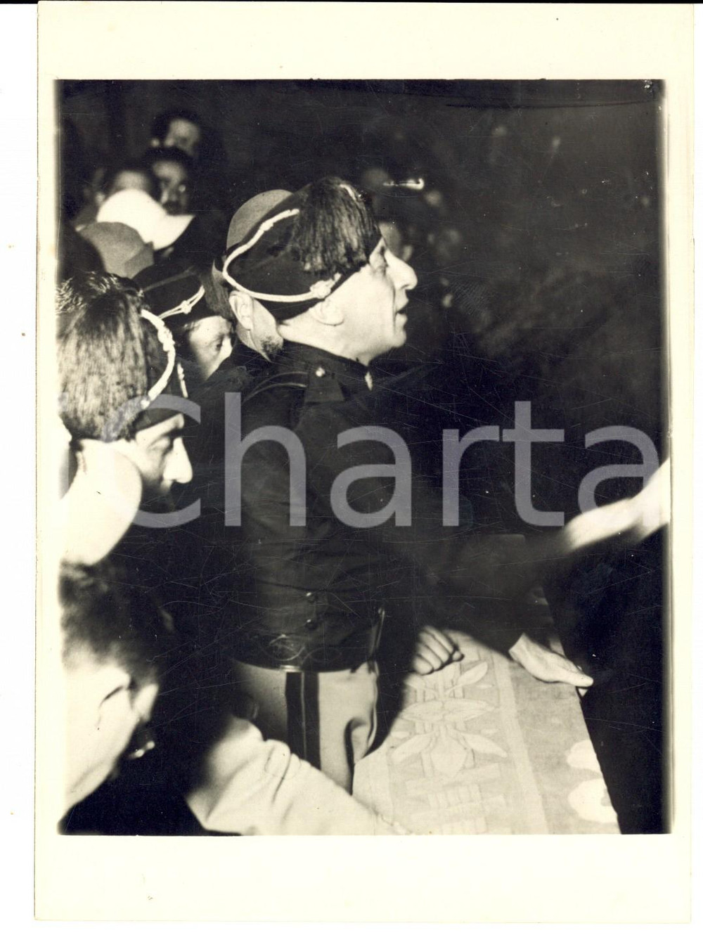 Fotografia d epoca originale 1937 ROMA Augusto TURATI dopo le dimissioni accettate da Mussolini Foto 1