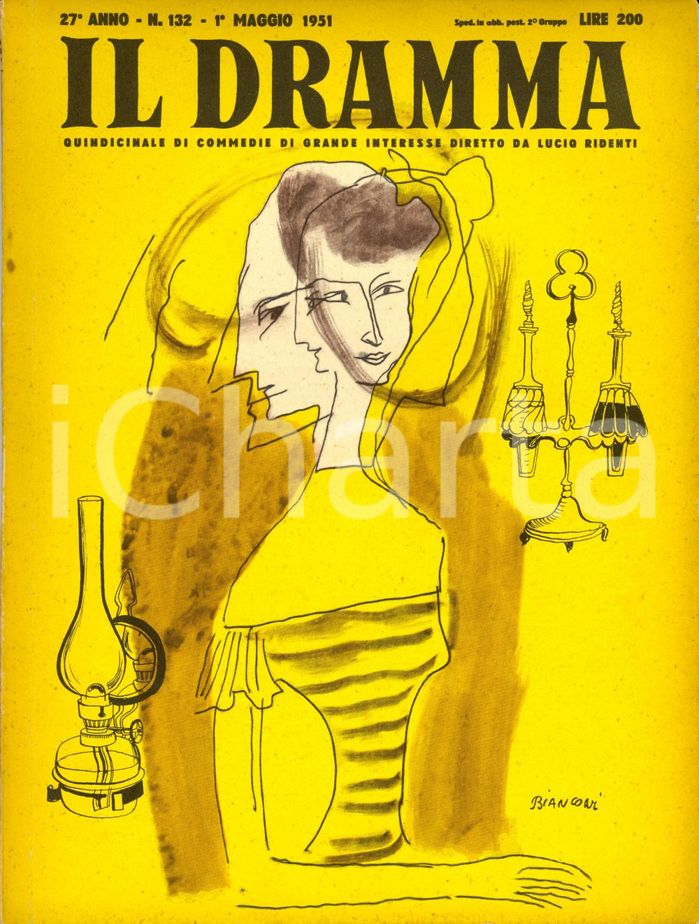 Giornale, rivista storica 1951 IL DRAMMA Aldo DE BENEDETTI Gli ultimi cinque minuti Anno XXVII nÂ° 132 1