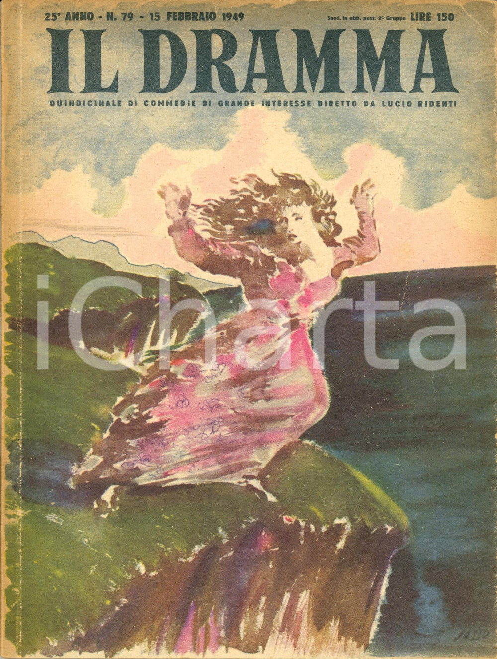 Giornale, rivista storica 1949 IL DRAMMA Marcel ACHARD C incontreremo alla Trinidad Anno XXV nÂ° 79 SASSU 1