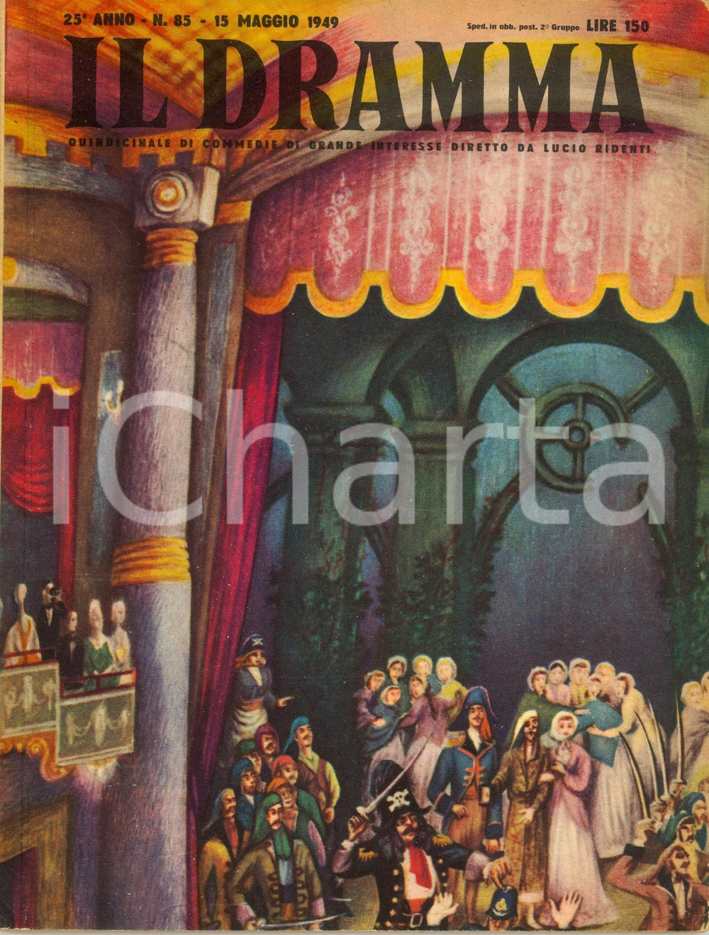 Giornale, rivista storica 1949 IL DRAMMA Tennessee WILLIAMS Lettera d amore di lord Byron Anno XXV nÂ° 85 1