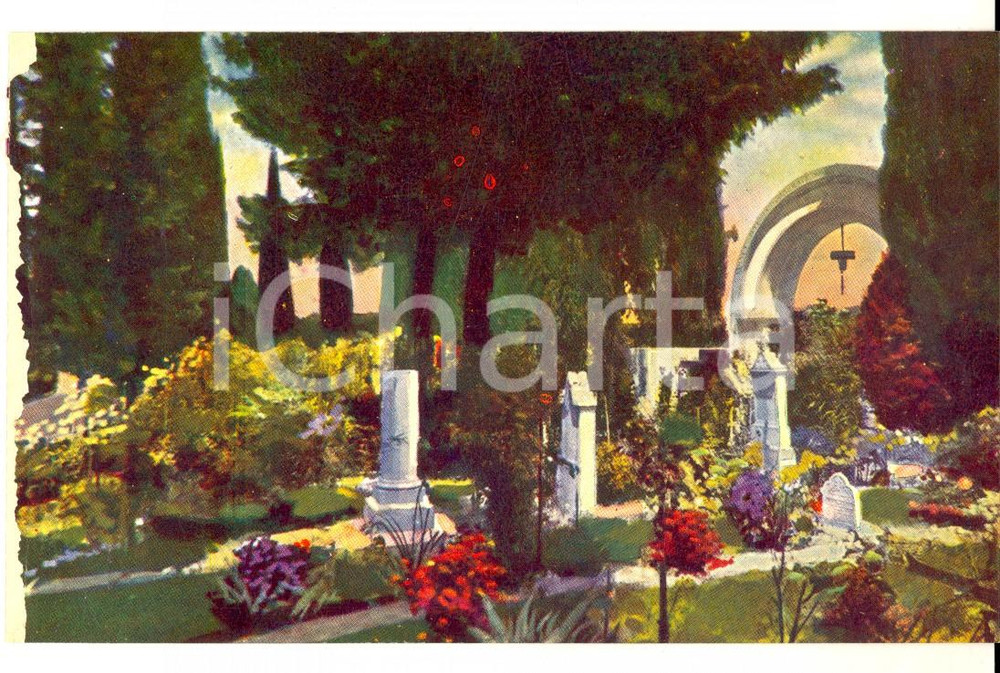 Cartolina originale da collezione 1930 AQUILEIA UD Cimitero di guerra  Militi Ignoti Cartolina PRO ORIENTE 1