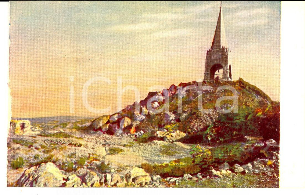 Cartolina originale da collezione 1930 VAL D ASTICO VI Ossario Monte CIMONE OPERA PRO ORIENTE Cartolina FP NV 1