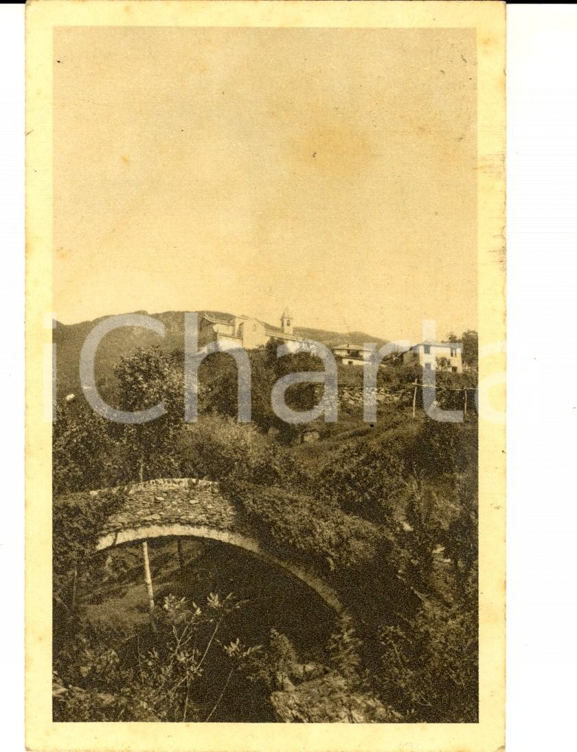 Cartolina originale da collezione 1937 ALPICELLA / VARAZZE SV Il PONTE DEI RATTI Cartolina postale FP VG 1