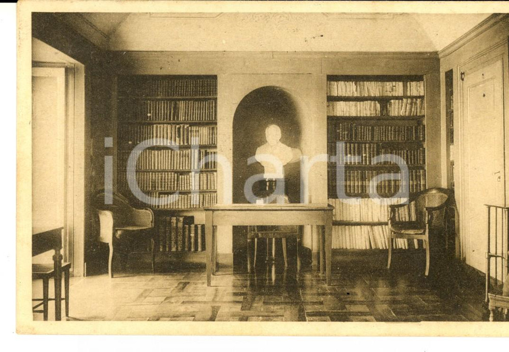Cartolina originale da collezione 1923 BRUSUGLIO MI Studio di Alessandro MANZONI Cartolina postale FP VG 1