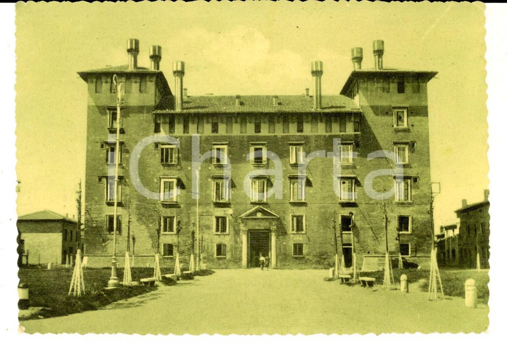 Cartolina originale da collezione 1940 ca REVERE MN Veduta con Palazzo DUCALE Cartolina postale FG NV 1