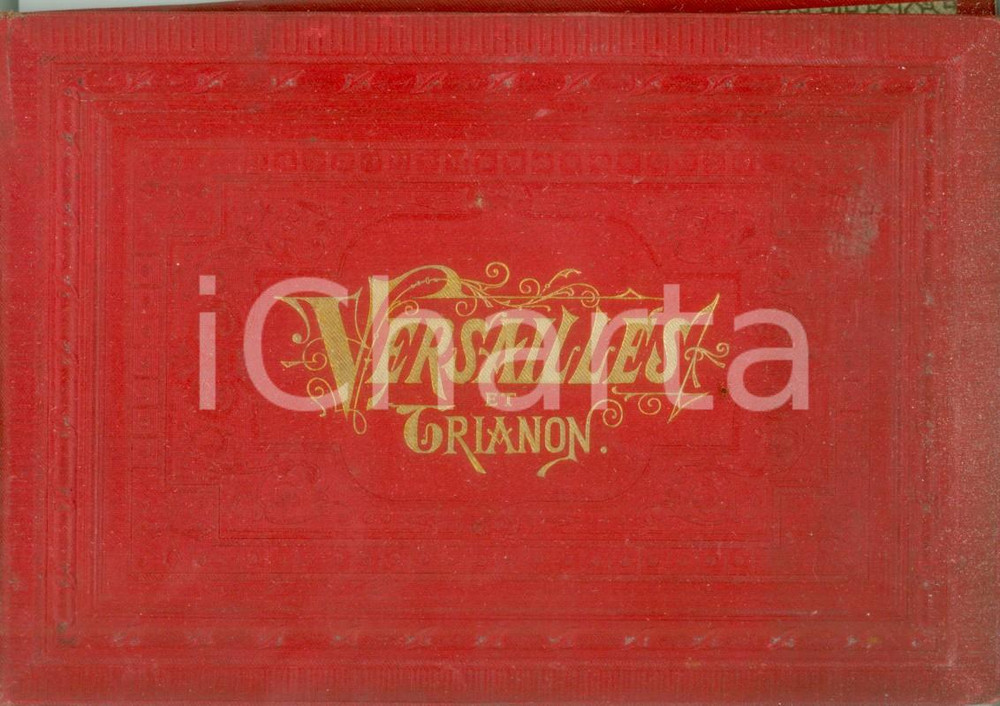 Documento originale, autentico 1920 ca VERSAILLES F Libretto a organino con 30 ILLUSTRAZIONI del TRIANON 1
