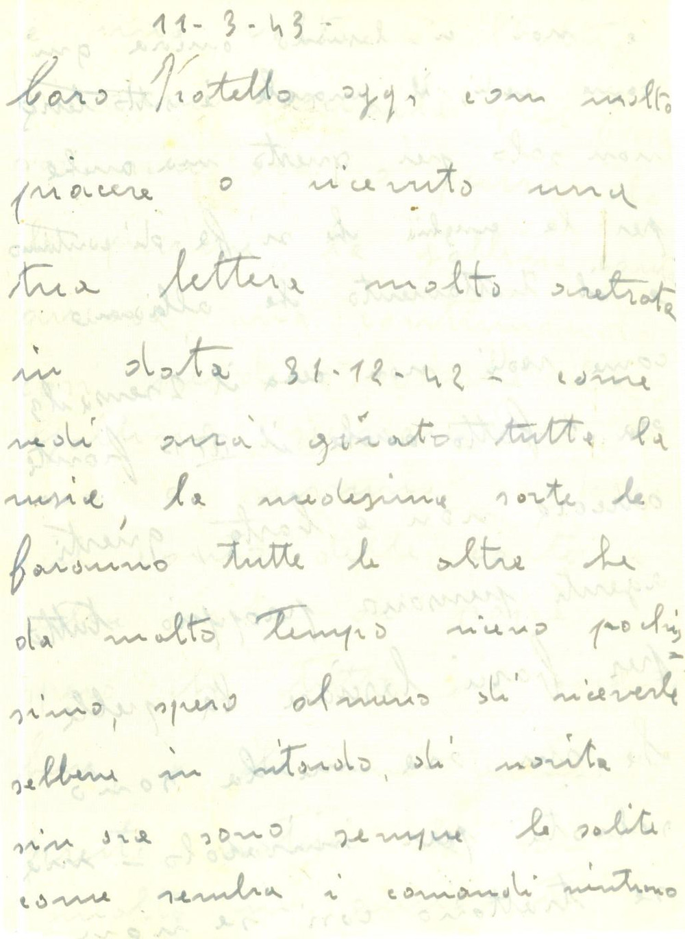 Documento originale, autentico 1943 ZONA DI GUERRA WW2 Qui pensano proprio tutto per farci lasciare la pelle 1