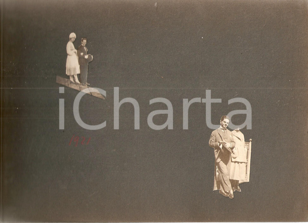 1921 - 1926 Conte Edmondo ZANCHI Album fotografico di famiglia CON MANCANZE