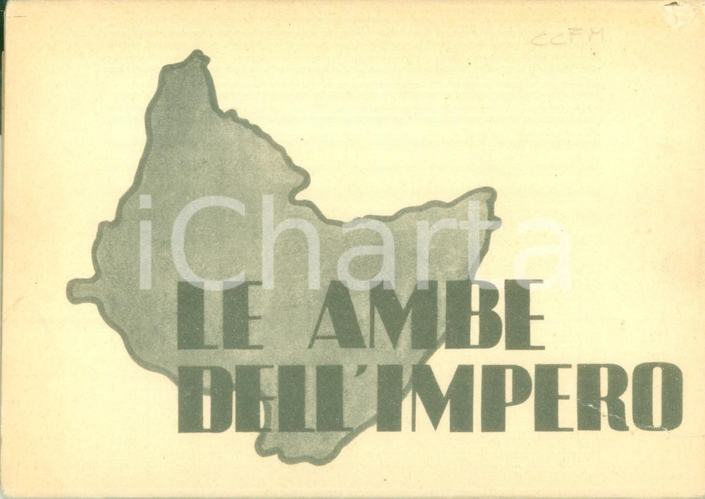 Oggetto da collezione cartaceo 1927 LE AMBE DELL IMPERO Serie di 8 cartoline Casa Redenzione Sociale NIGUARDA 1