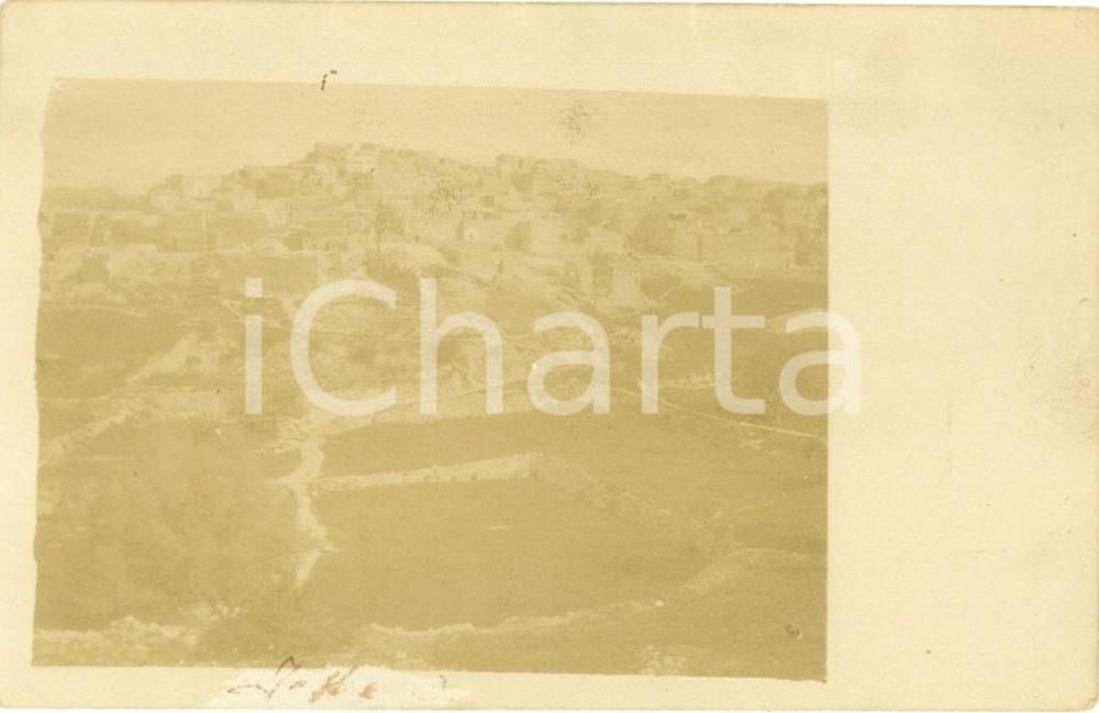 Fotografia d epoca originale 1915 ca JEFFREU LIBIA Panorama visto dal Monte Rossa Fotografia 1