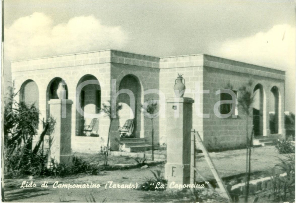 Cartolina originale da collezione 1970 ca LIDO DI CAMPOMARINO Ristorante LA CAPONCINA Cartolina FG VG 1
