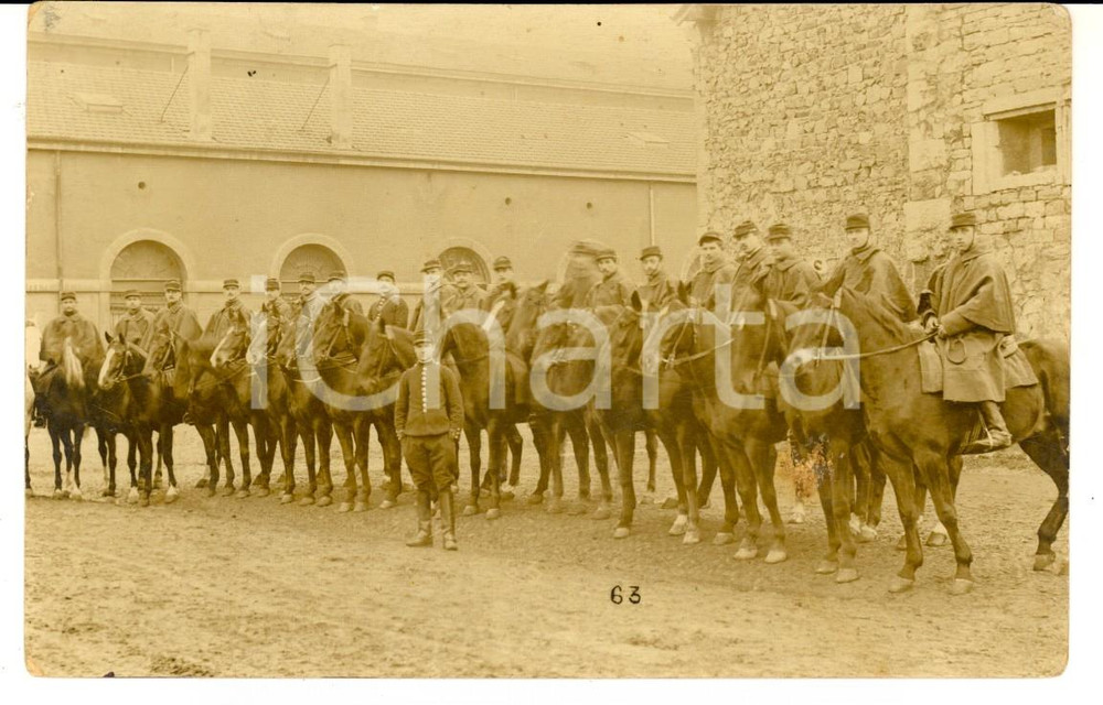Fotografia d epoca originale 1911 FRANCE Militaires 10Ã¨me rÃ©giment CUIRASSIERS 2Ã¨me escadron 3Ã¨me ploton 1